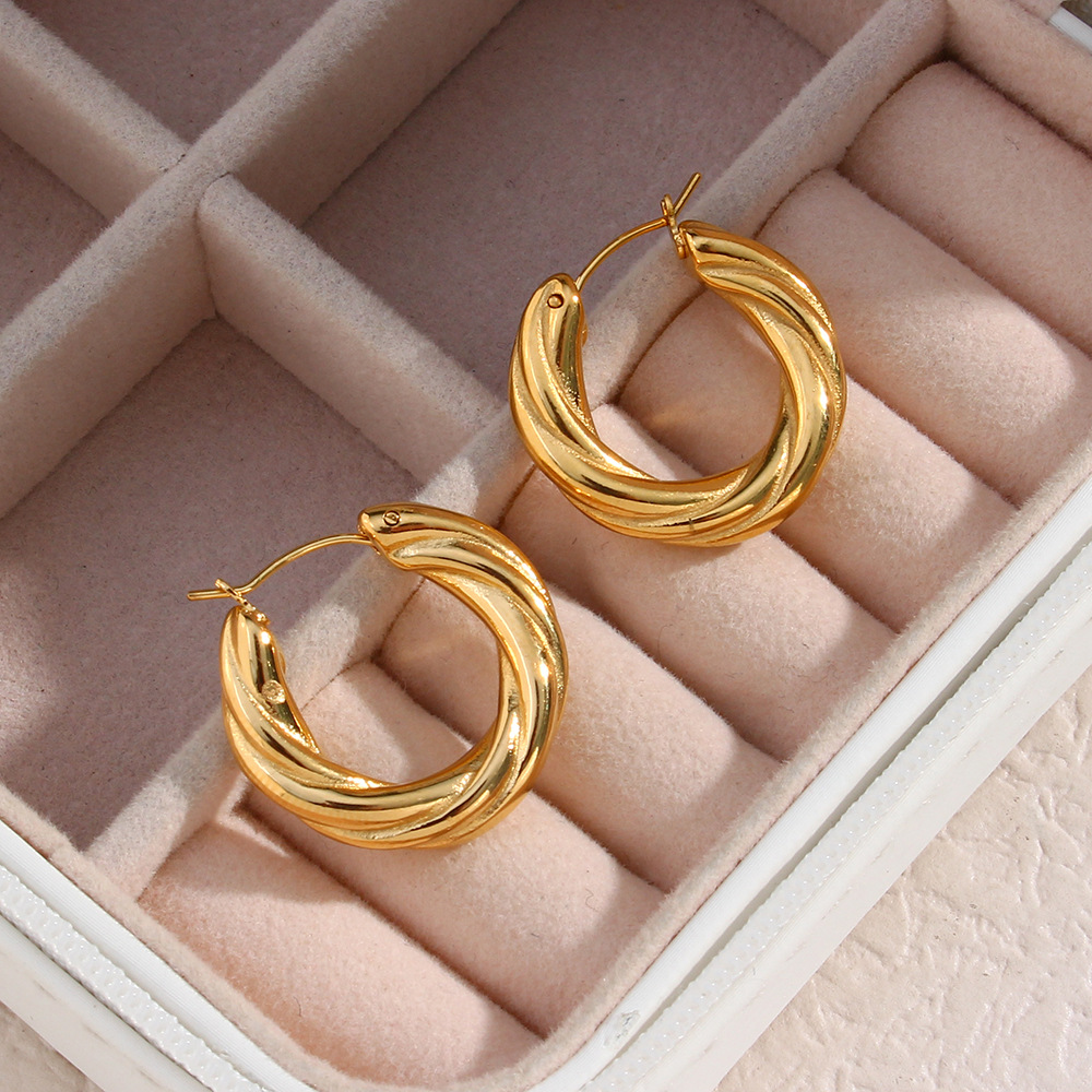 hoop earrings